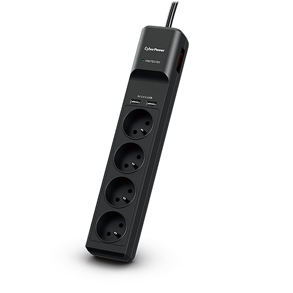 Cyberpower – Multiprise 10A - 350J 4 Prises Fr Equip