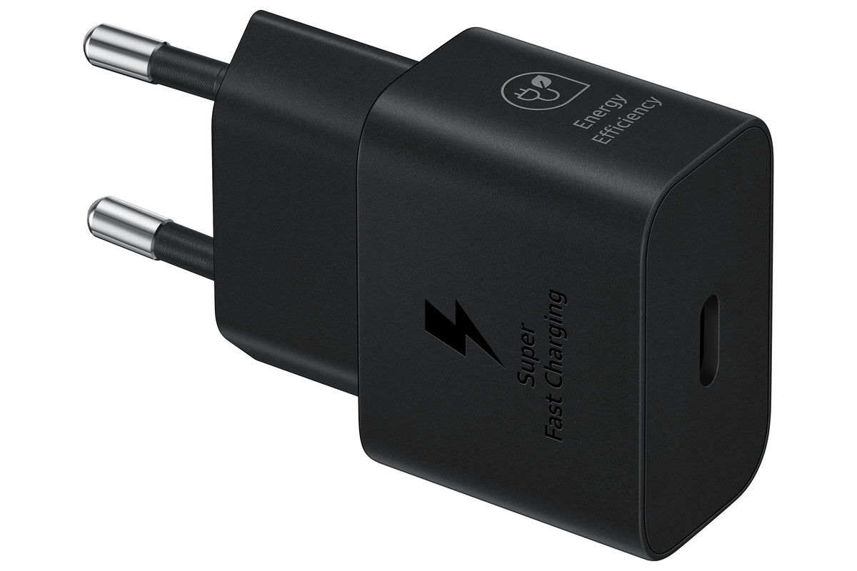 Samsung – Chargeur secteur rapide USB-C 25 W, Noir