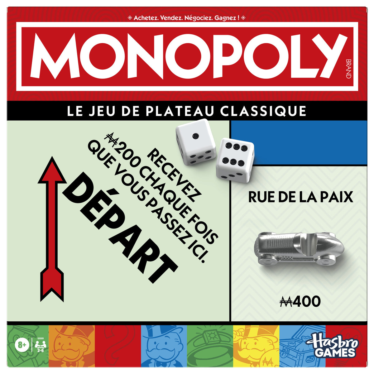 Hasbro – Monopoly Classique