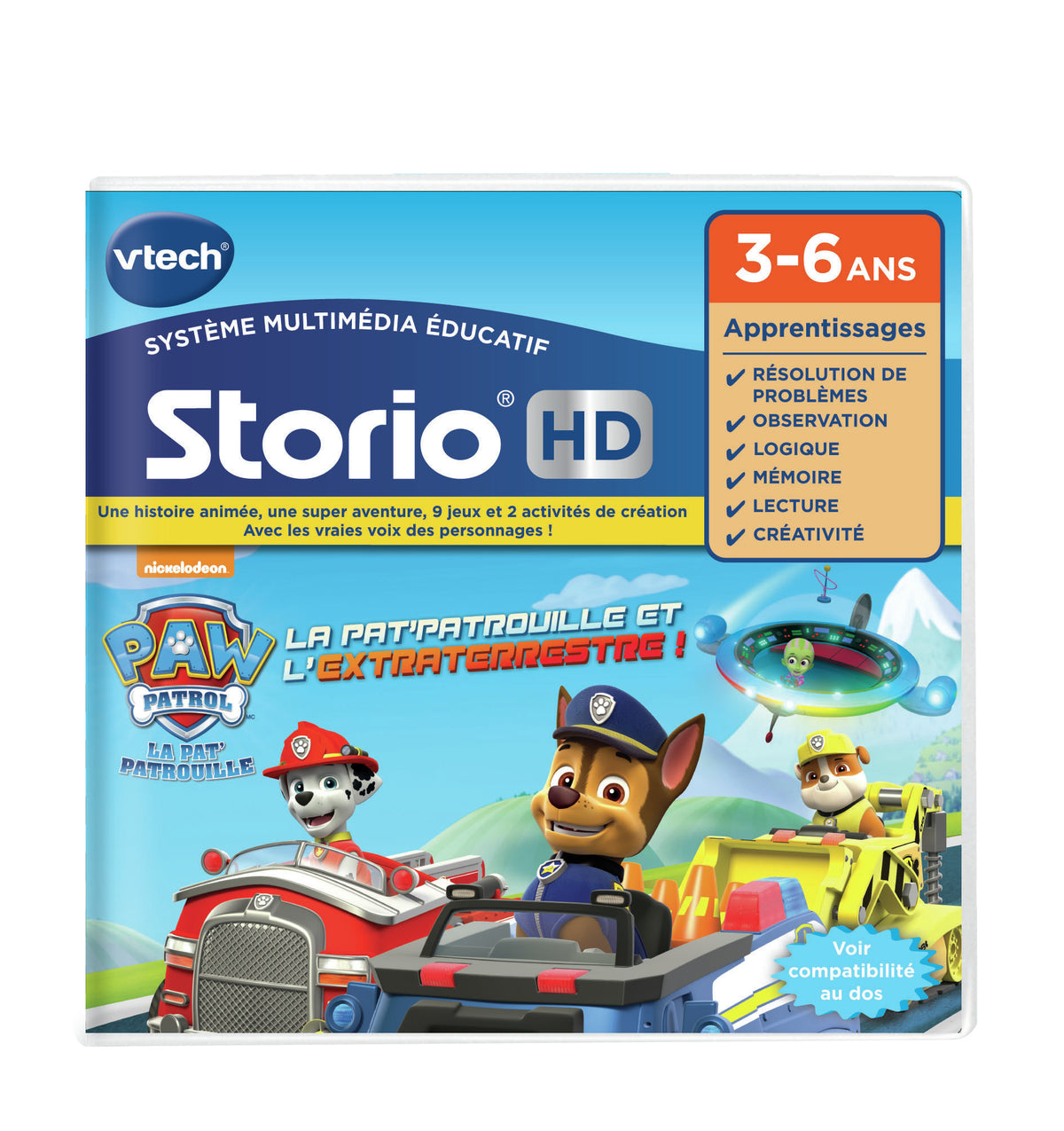 Vtech – Jeu HD Storio Pat Patrouille