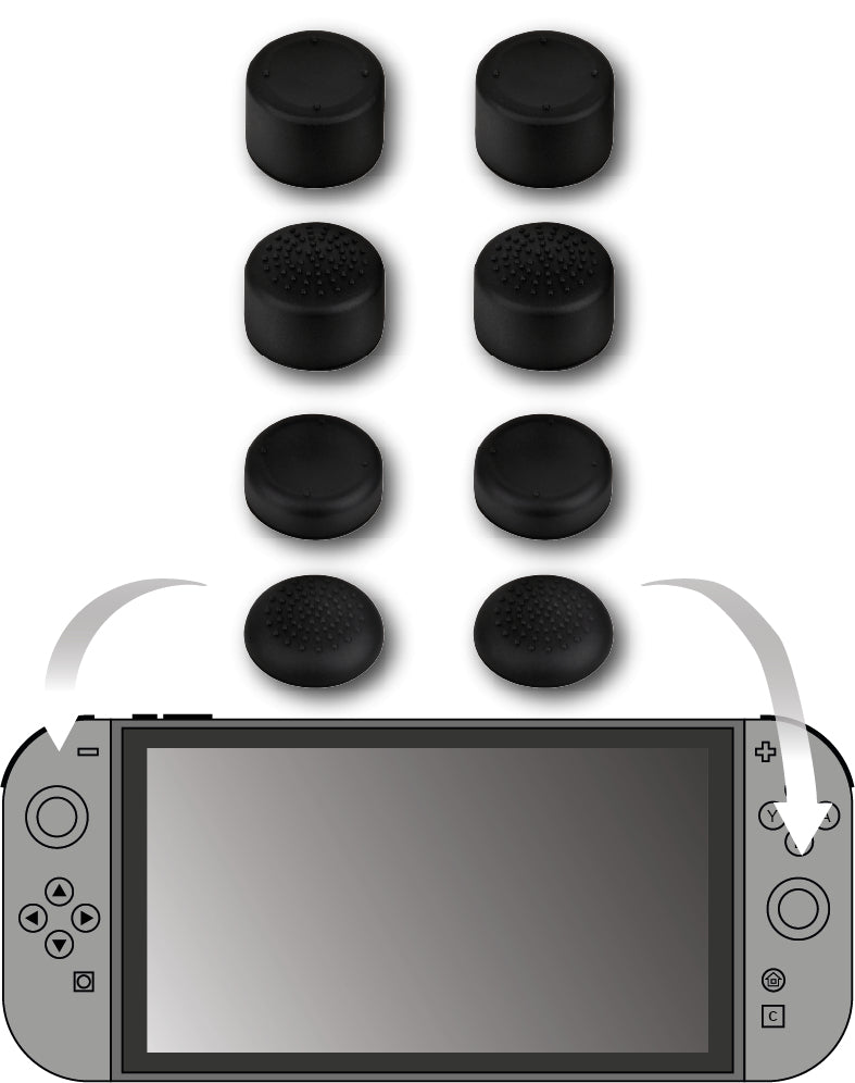 Konix – Kx SW2 Thumb Grips X8