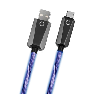 Konix – Kx USB A To C Cable Blue LED