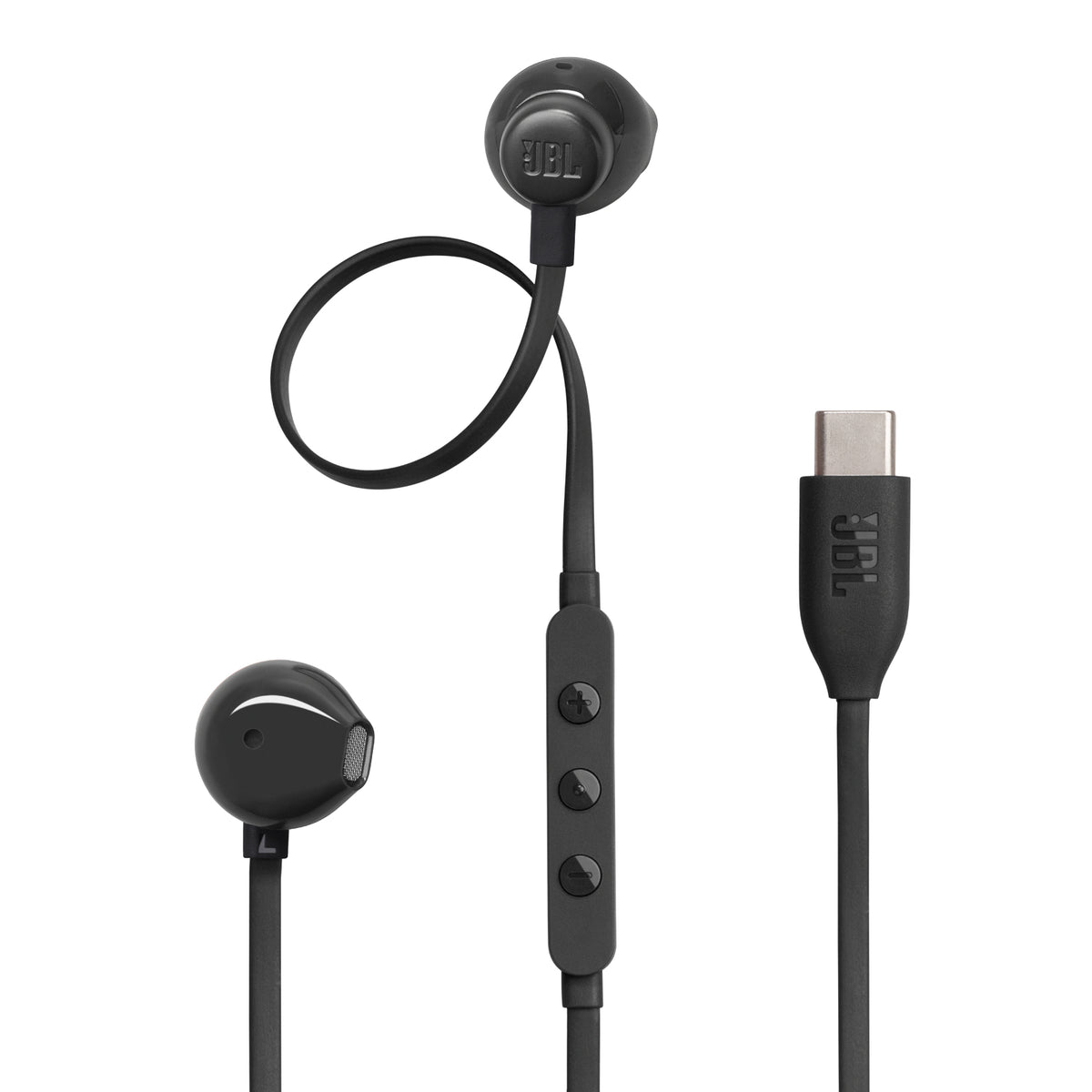 JBL Tune 305C – Écouteurs filaires USB-C, Noir