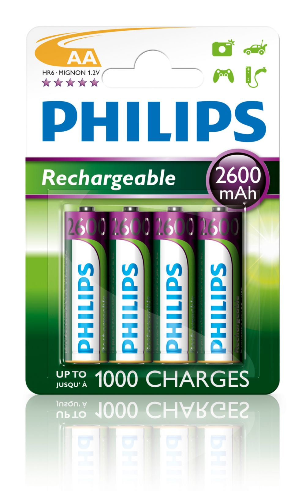 Philips – X4 Rech Aa 2600MAH